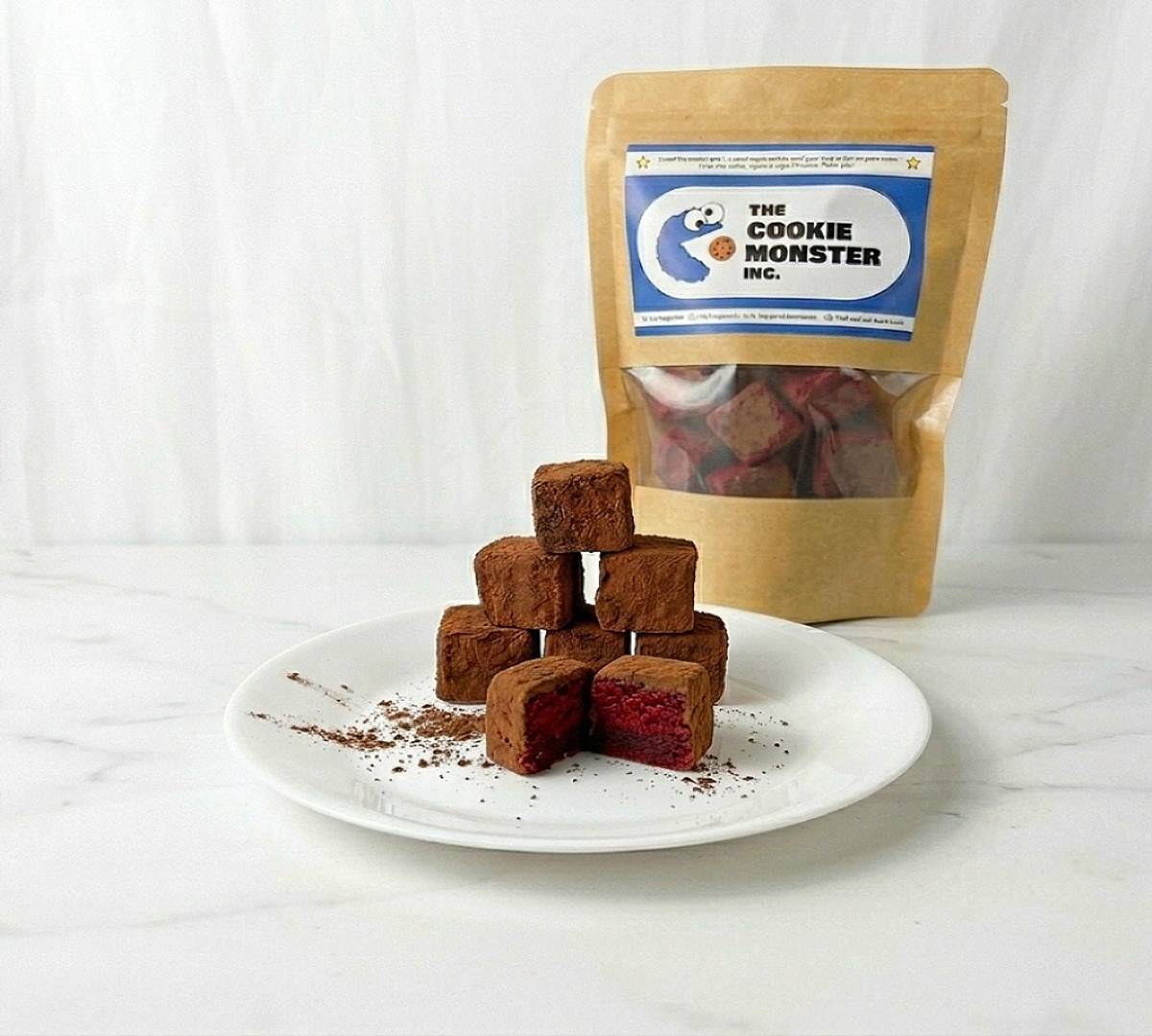 Red Velvet Brownie Bites